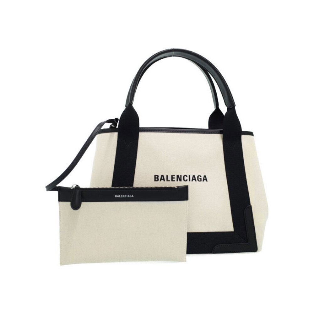 Balenciaga Navy Handbag Cabas Blue - Picture 2 of 9